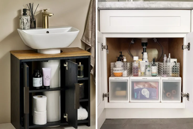 under sink storage ideas