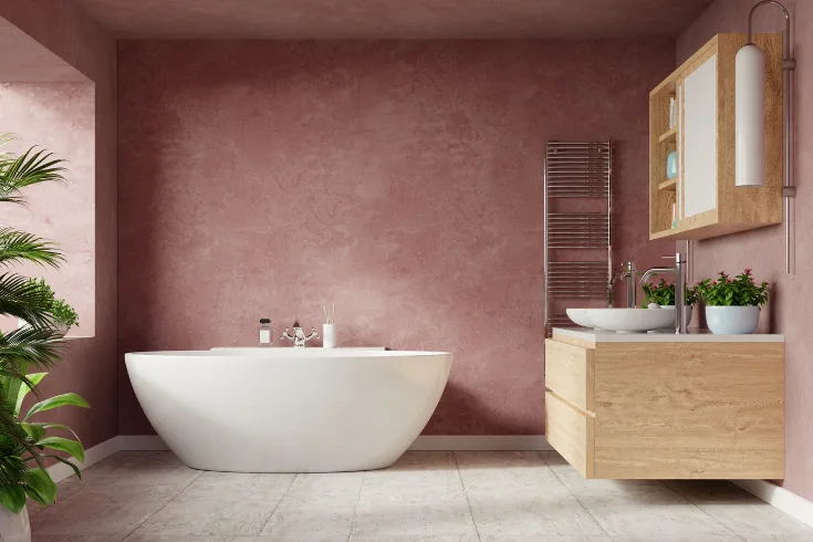 Pink Bathroom color