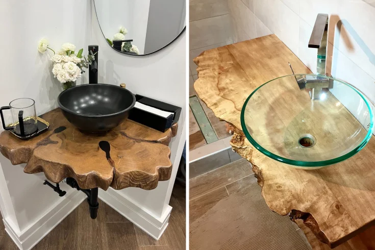 DIY bathroom vanity makeover