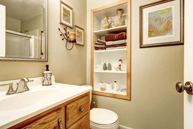Bathroom storage hacks