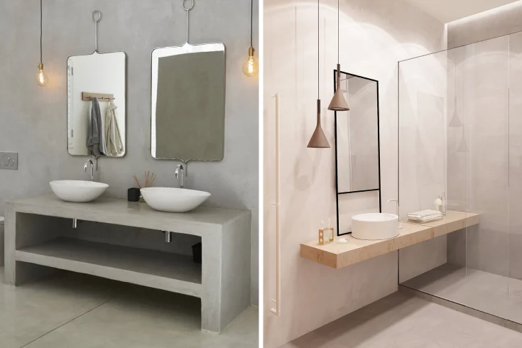 minimalist bathroom vanities
