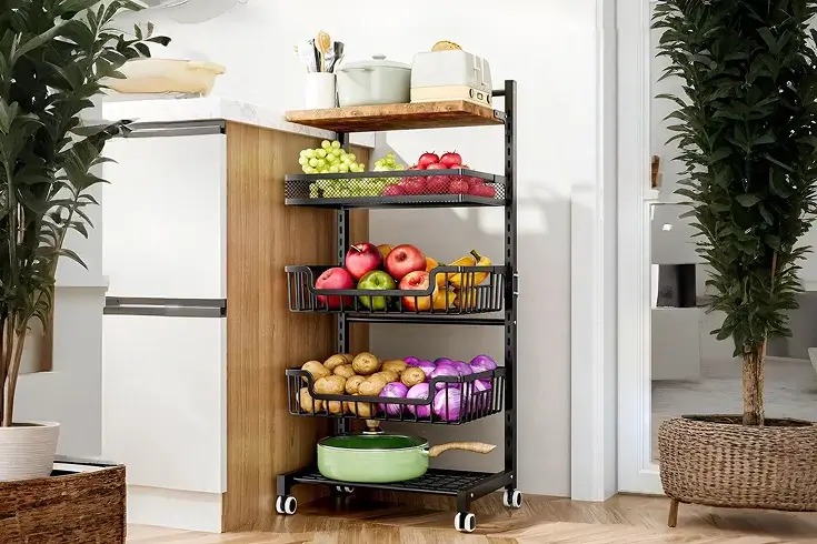 rolling kitchen cart