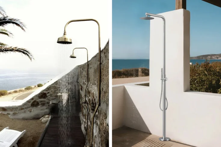 Coastal Outdoor Shower