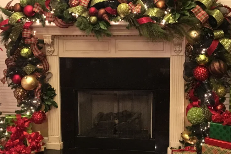 cozy christmas living room