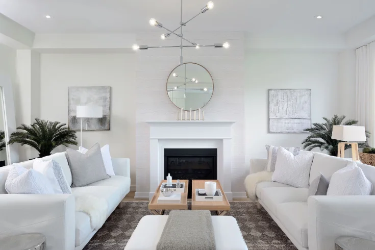 Scandinavian white interior