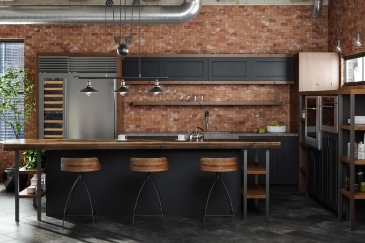 Industrial Style Kitchens