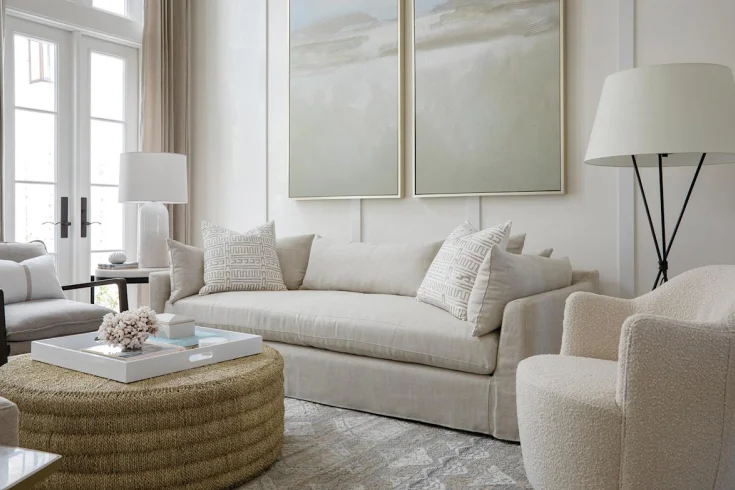 white living room furniture