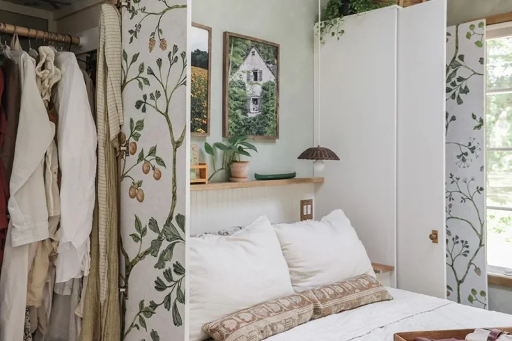 slim wardrobes for small rooms