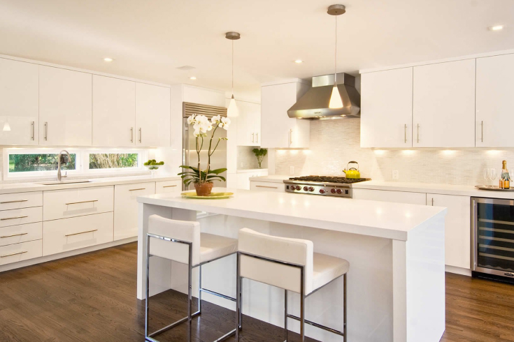white kitchen design