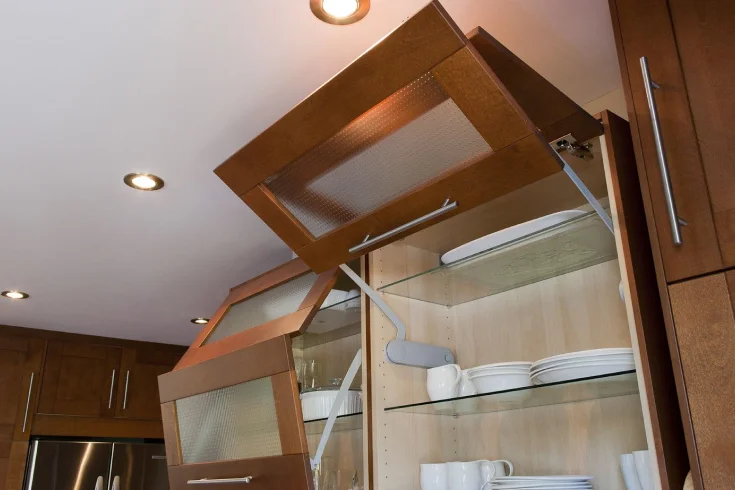 hinged cabinet doors for kitchen