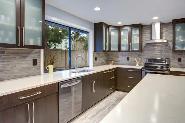 frosted glass cabinets