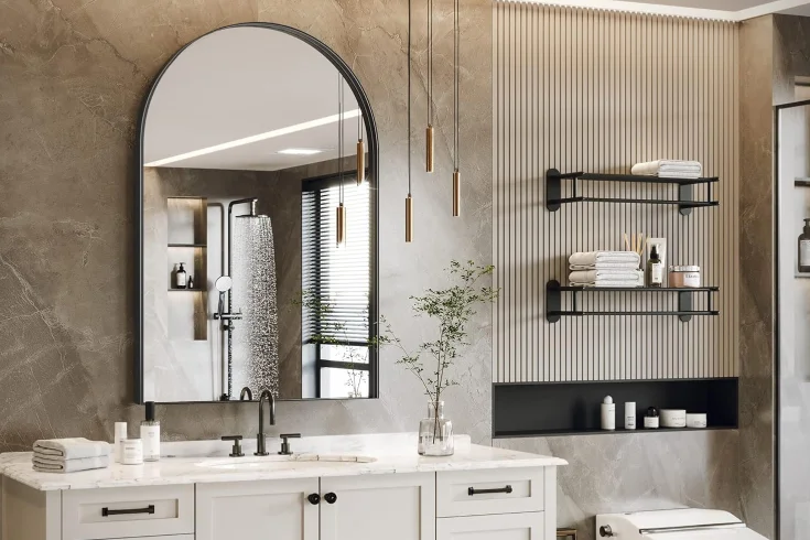 bathroom wall mirror