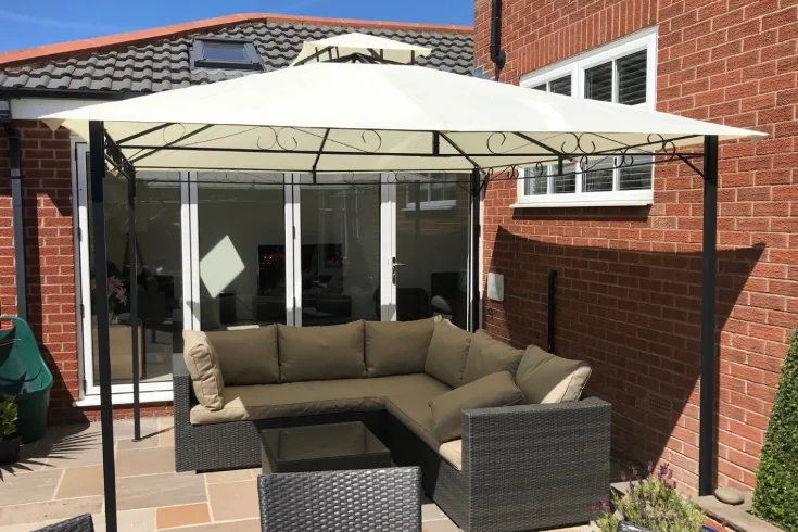 Grown Up Fort patio privacy