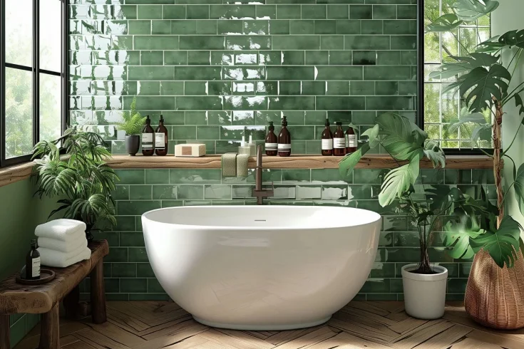 simple and nature inspired bathroom style ideas