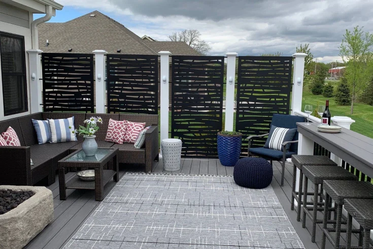 stylish patio privacy awnings