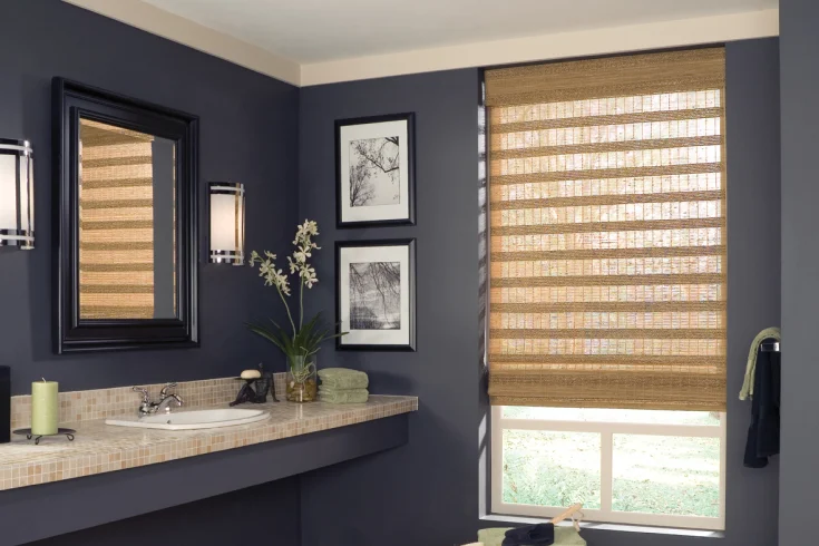 bathroom window blinds