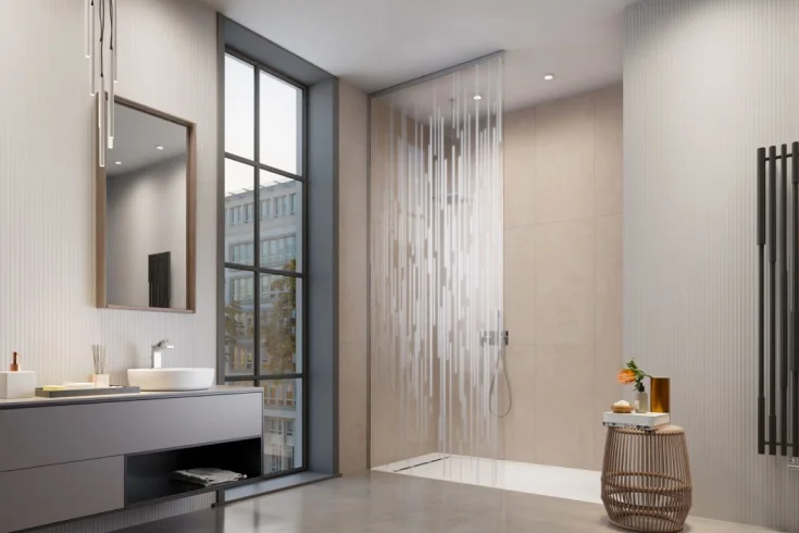 small bathroom shower panel ideas