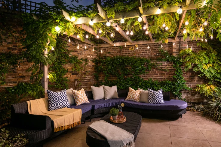 small patio lighting ideas