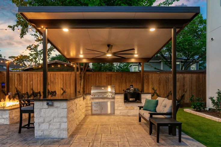 small patio layout ideas for kitchen