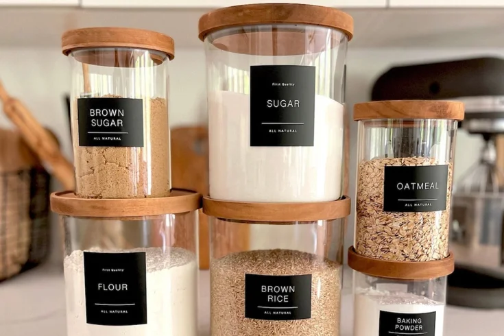 Label every kitchen jar