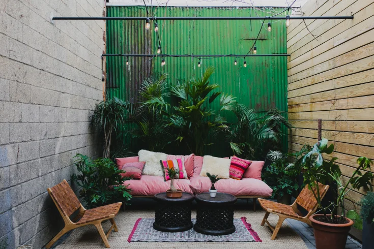 boho style to cover patio