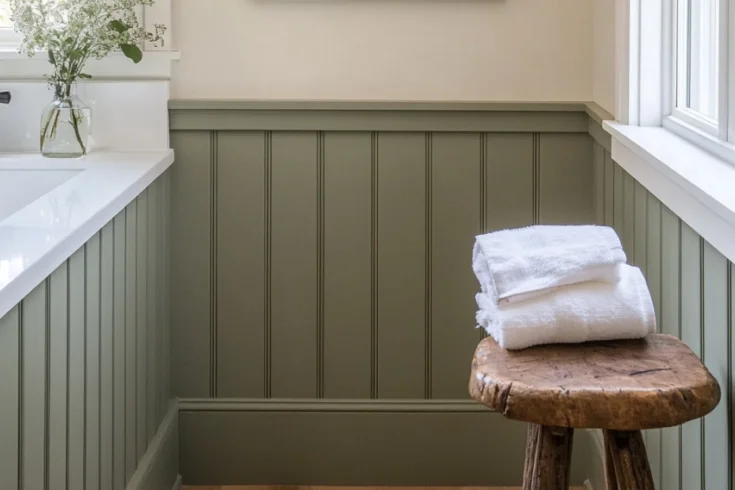 bathroom  Wainscoting ideas