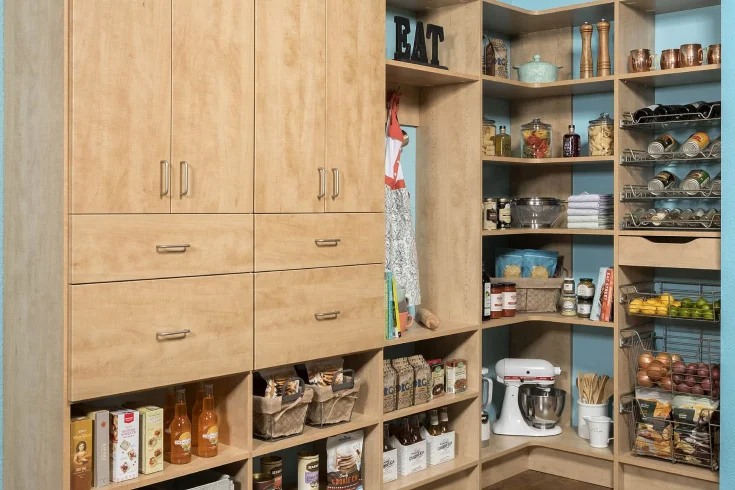 Custom pantry shelving ideas
