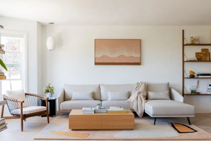 open concept living room