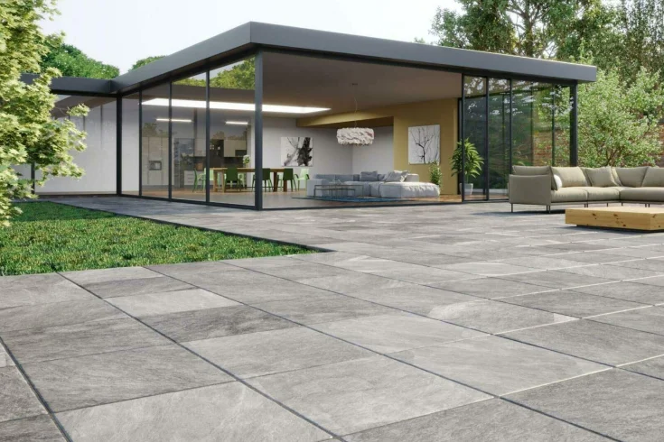 Large Format Tiles for patio