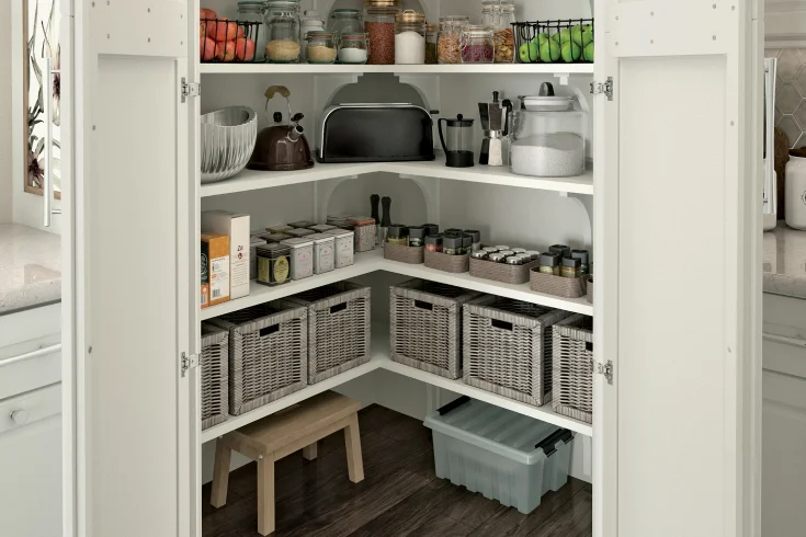 use wall space for storage