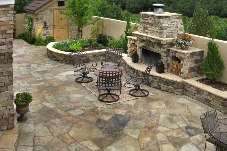 natural stone flooring for patio