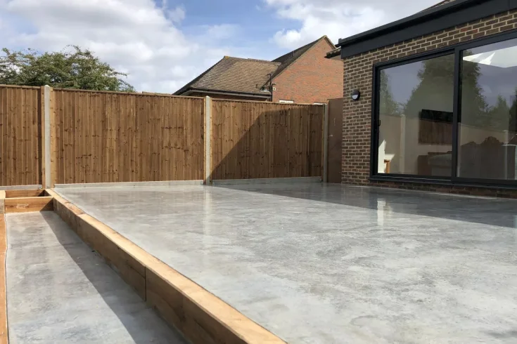 polished concrete flooring for patio