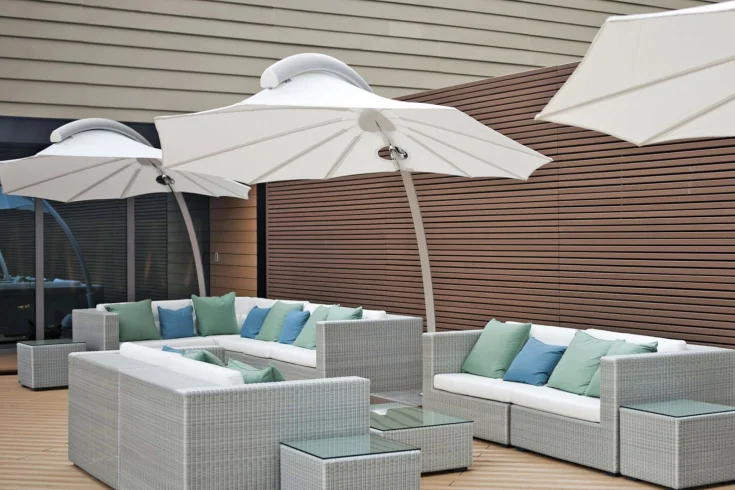 standing umbrella for patio