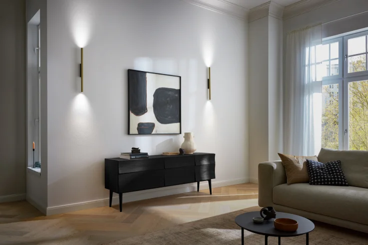 creative lighting in living room