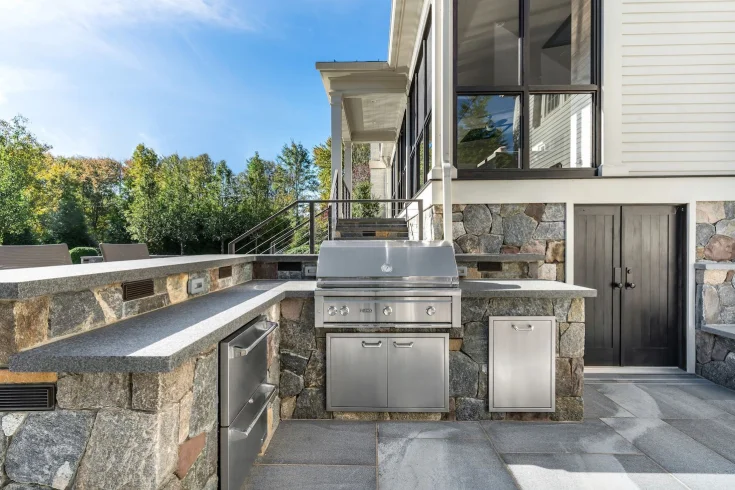 DIY outdoor kitchen design