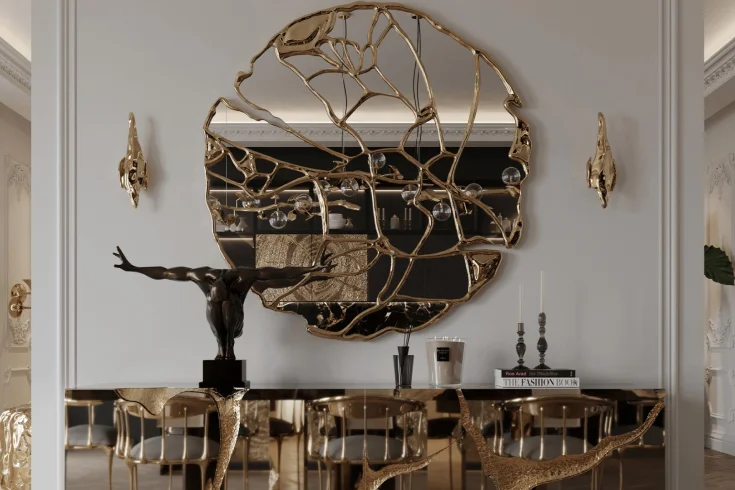 living room mirror for walls