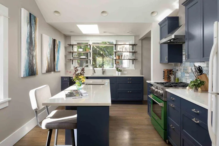 kitchen island with seating