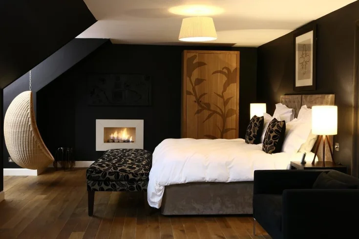 black bedroom ideas