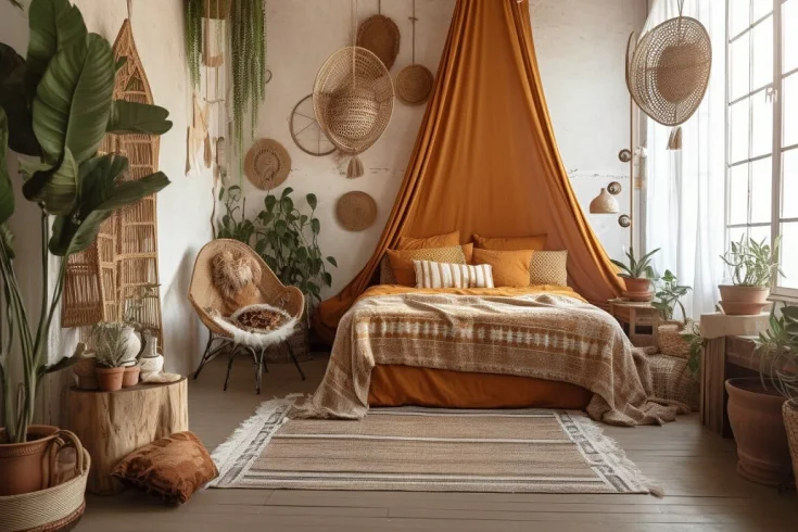 boho bedroom design