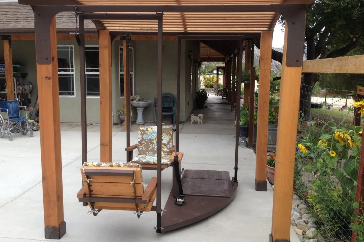 outdoor hammock and swings