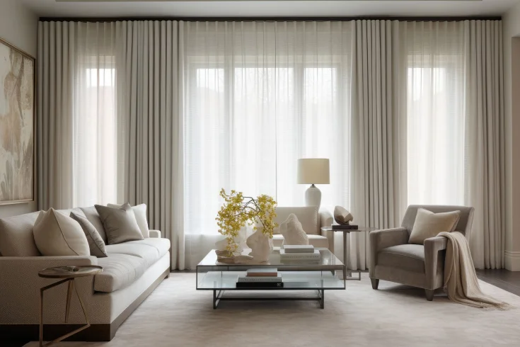 Living room curtains