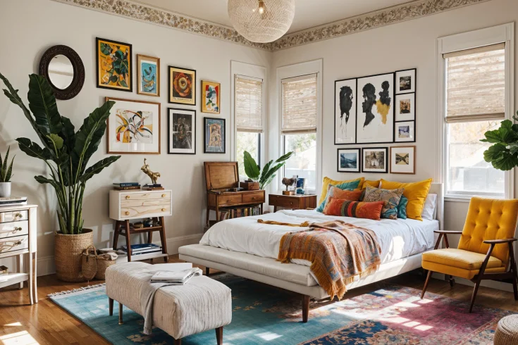 eclectic bedroom ideas