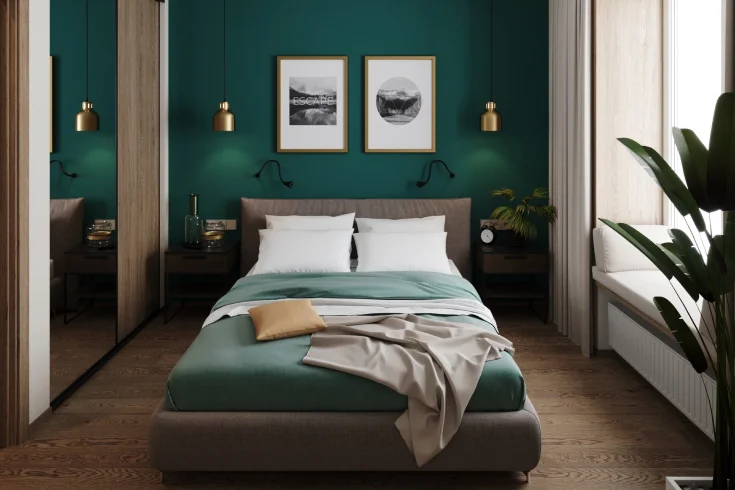 emerald bedroom ideas