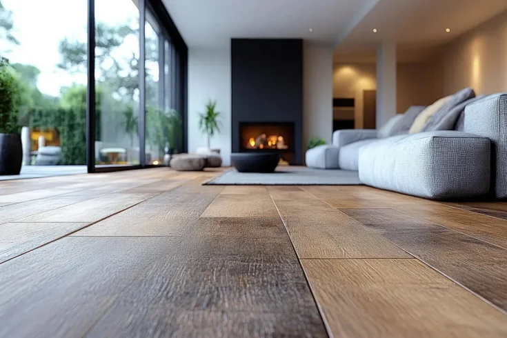 Living room flooring