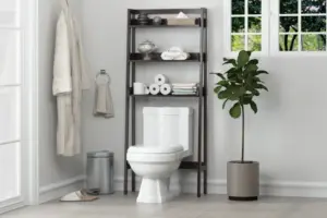 over the toilet storage