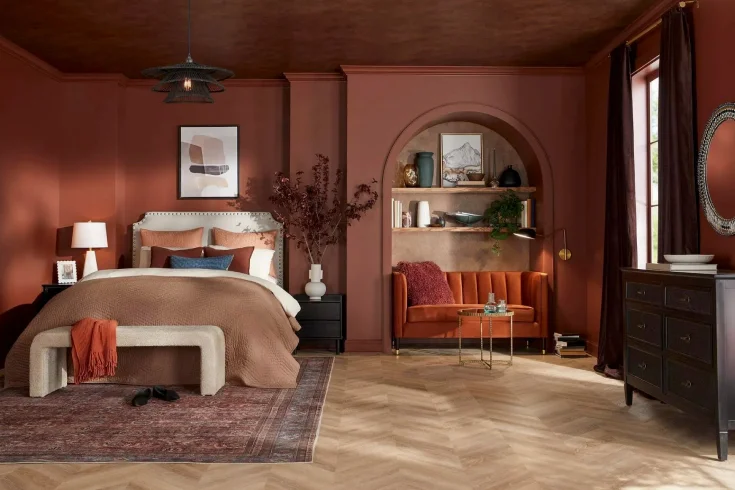 mahogany bedroom ideas