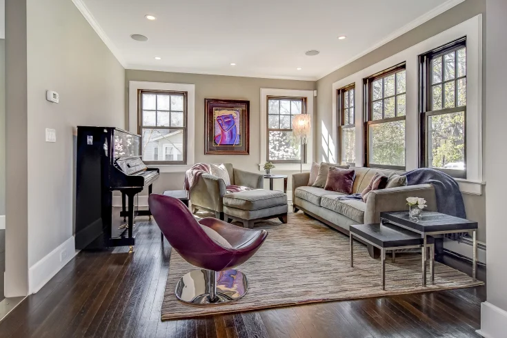 natural living room light