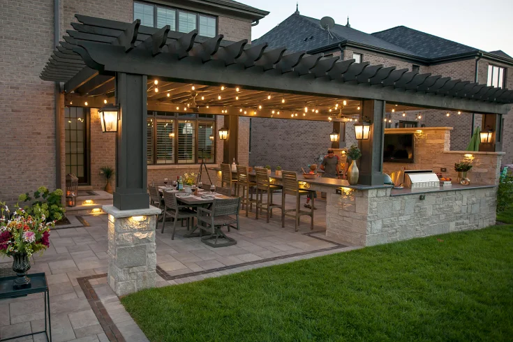 outdoor patio lighting