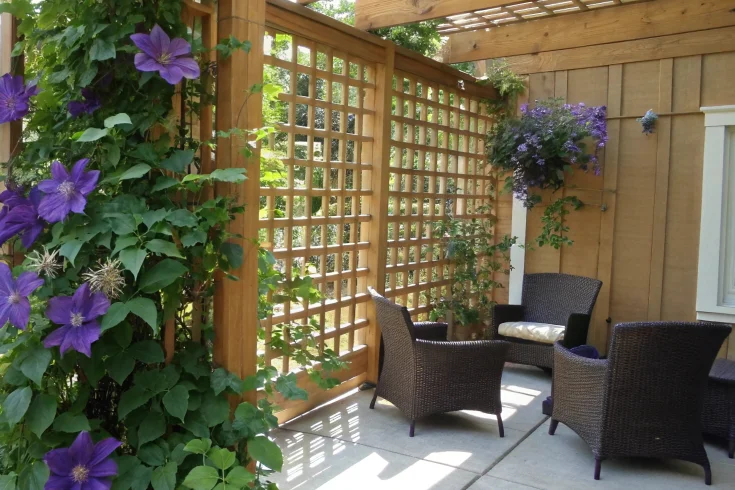 outdoor privacy wall