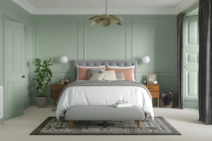 Sage Green bedroom